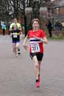 Suzanne Thew (NSP) finishing the Wallsend Harriers Terry O'Gara Memorial 5k Road Race.